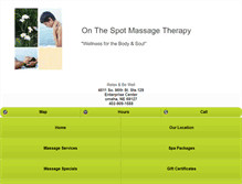 Tablet Screenshot of micheleshonkamassagetherapy.com